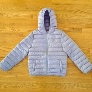 Girls Benetton Padded Jacket with Hood Sz 10-11